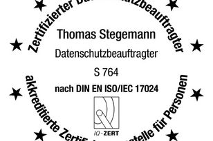 Datenschutz Zertifikat Thomas Stegemann